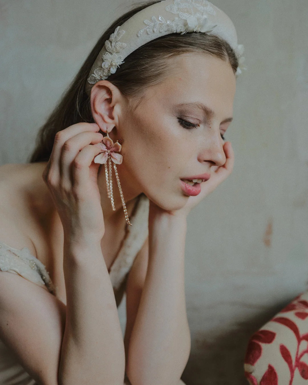 Sakura Asymmetric Earring Set