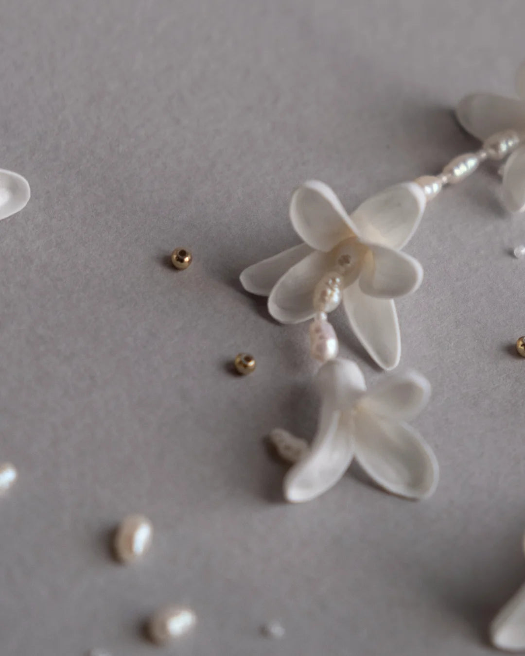 Hyacinth Floral Wedding Earrings