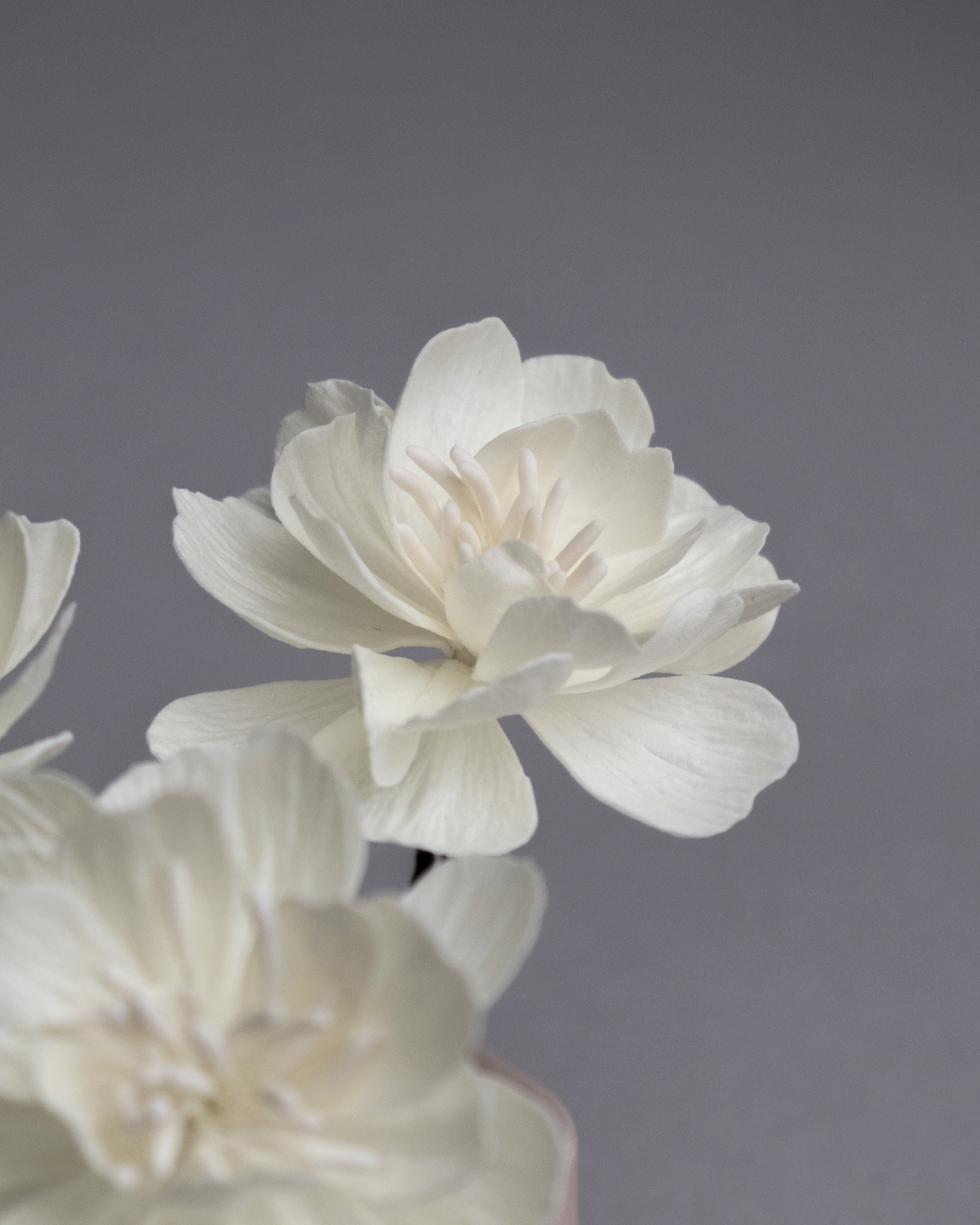 Ivory Blossom Hair Pins (Set of 3)