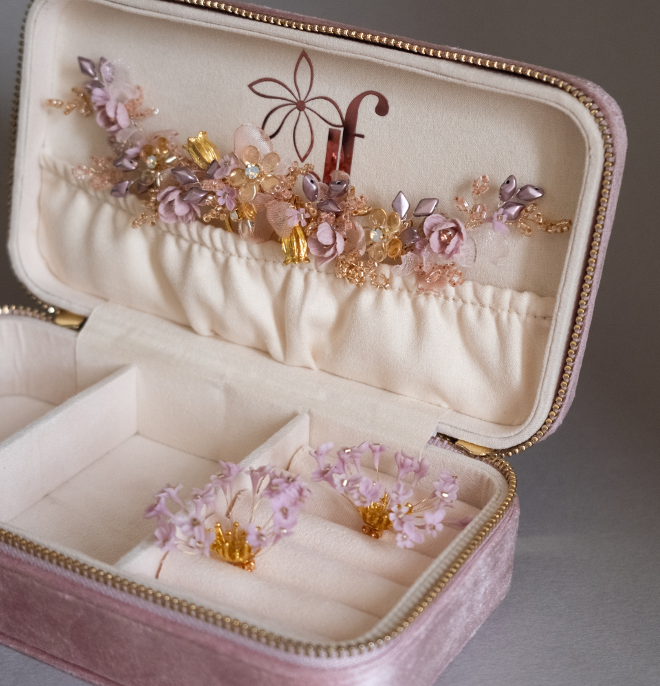 Lavender-gold inflorescences gift set CUSTOM ORDER only