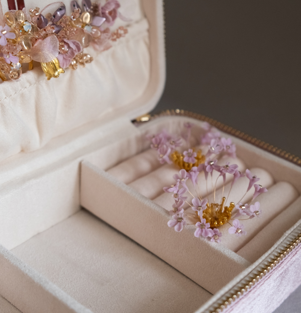 Lavender-gold inflorescences gift set CUSTOM ORDER only
