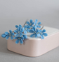 Forget-me-not flowers hair pins
