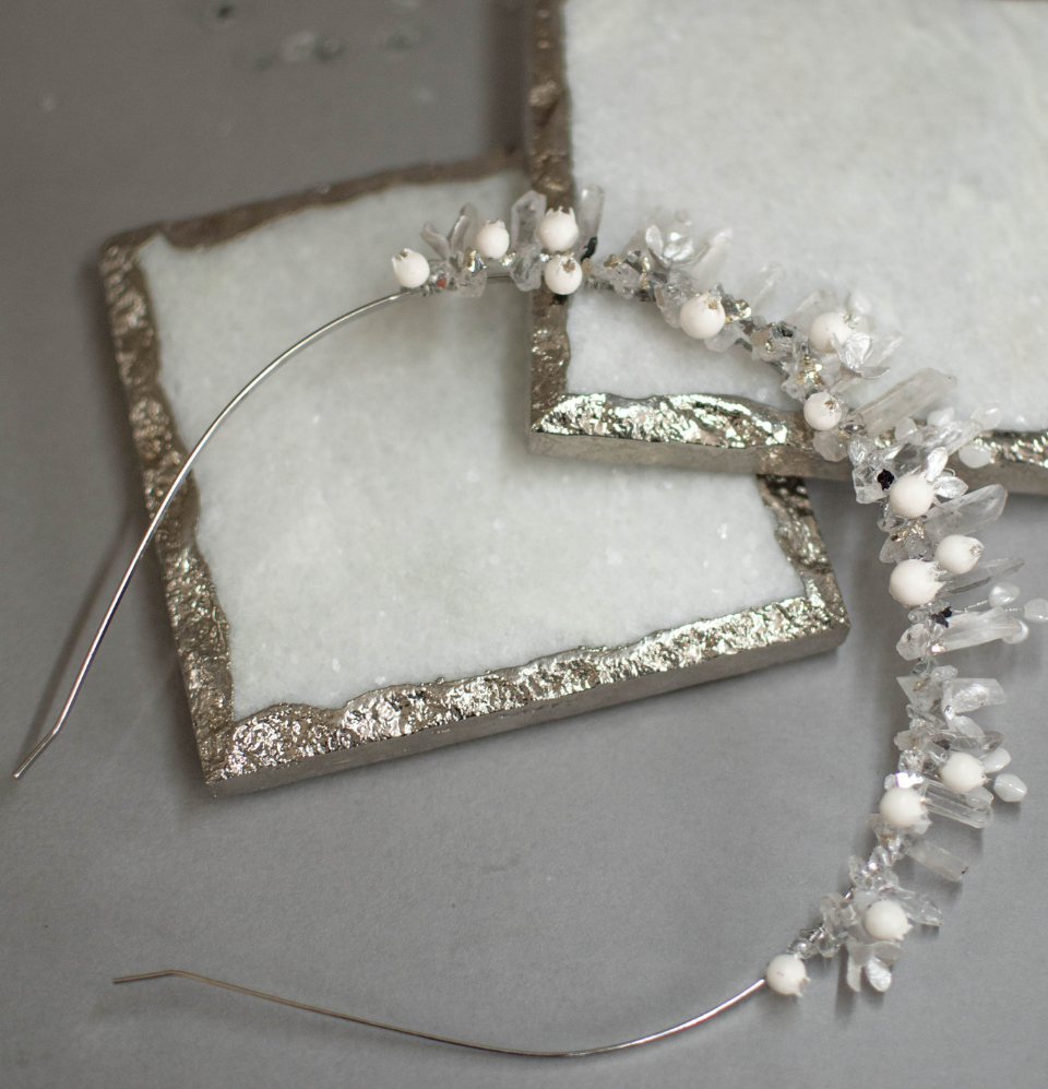 Tiara with crystals "Sparkle Dust"