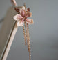 Sakura Flower Dangle mono-earring