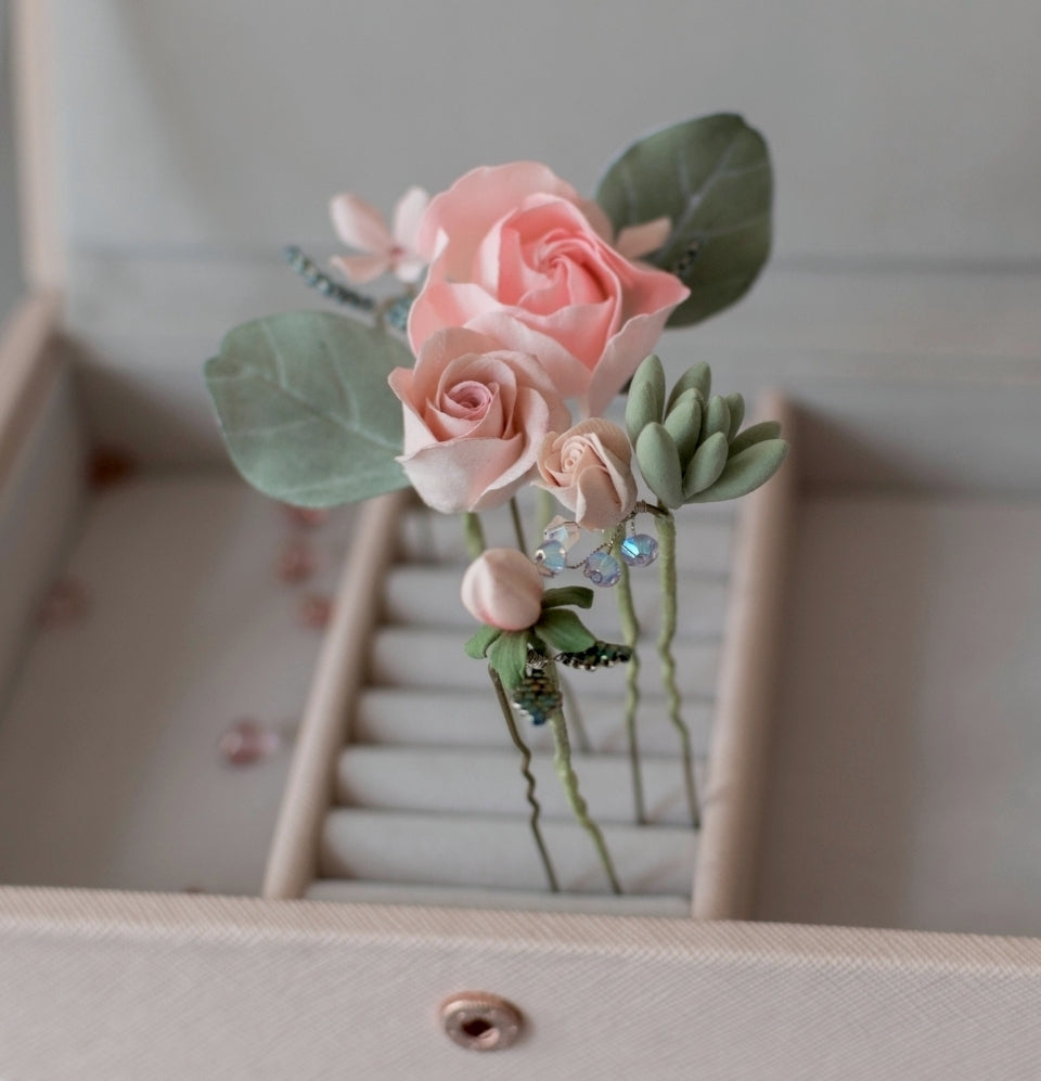 Tropical hair pins