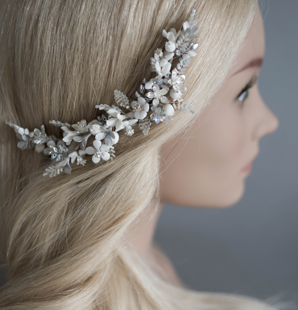 Bridal Back Headpiece GERDA