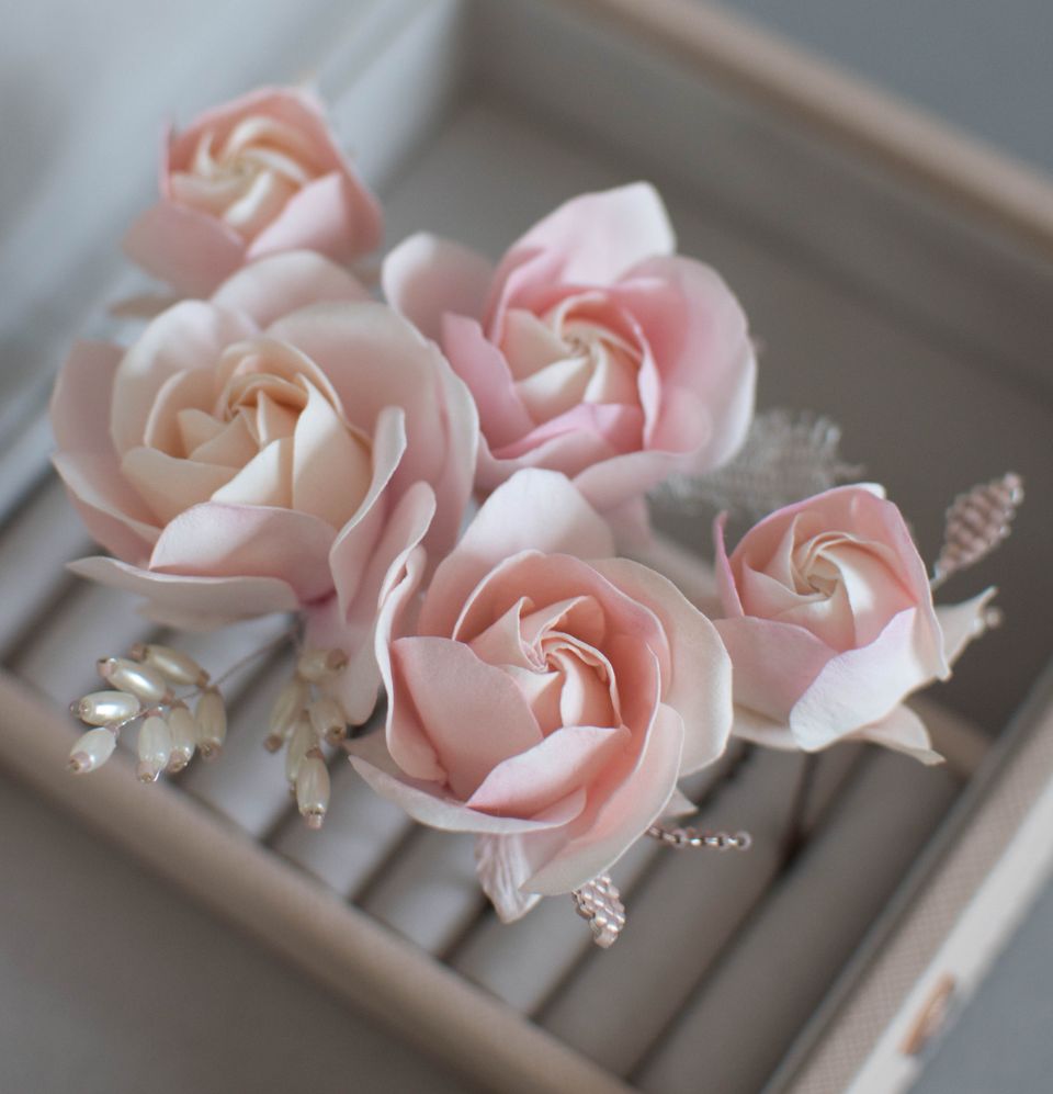 Roses hair pins