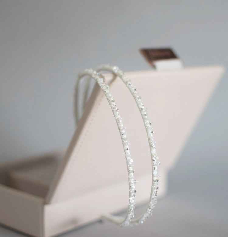 sparkling double tiara