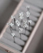 Tiny white Lavender flowers on pins