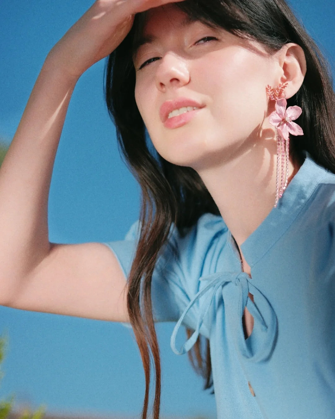 Sakura Asymmetric Earring Set