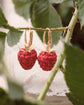 Handmade Raspberry Earrings