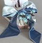 Forget-me-nots set with scarf