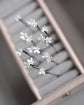 Tiny white Lavender flowers on pins