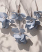 Bespoke Baby Blue Hydrangea Hair Pins