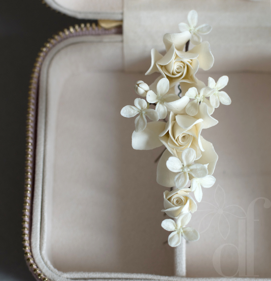 Deco Flowers accessories box for hairstylists.