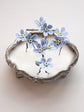 Blue Forget-Me-Not Wedding Hair Pins
