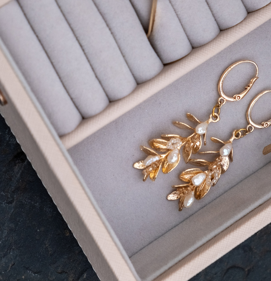 Elegant Tiara and Earrings Set