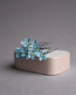 Forget-me-not flower hairpins