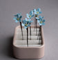 Forget-me-not flowers hair pins