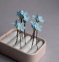 Forget-me-not flowers hair pins