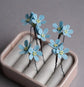 Forget-me-not flowers hair pins