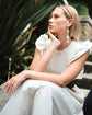 Hyacinth wedding earrings