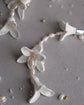 Hyacinth wedding earrings