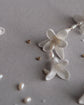 Hyacinth wedding earrings