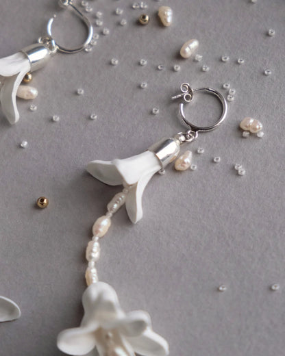 Hyacinth Floral Wedding Earrings