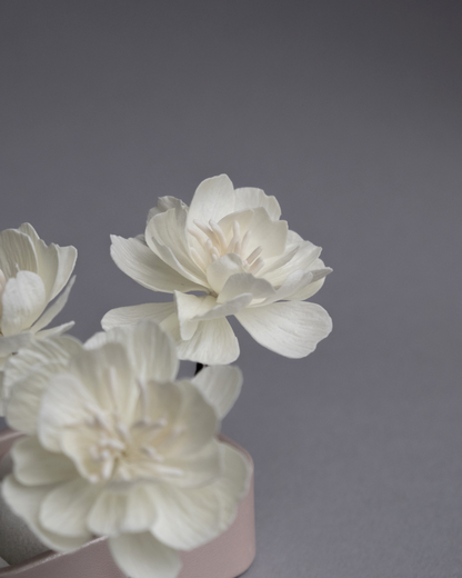 Ivory Blossom Hair Pins (Set of 3)
