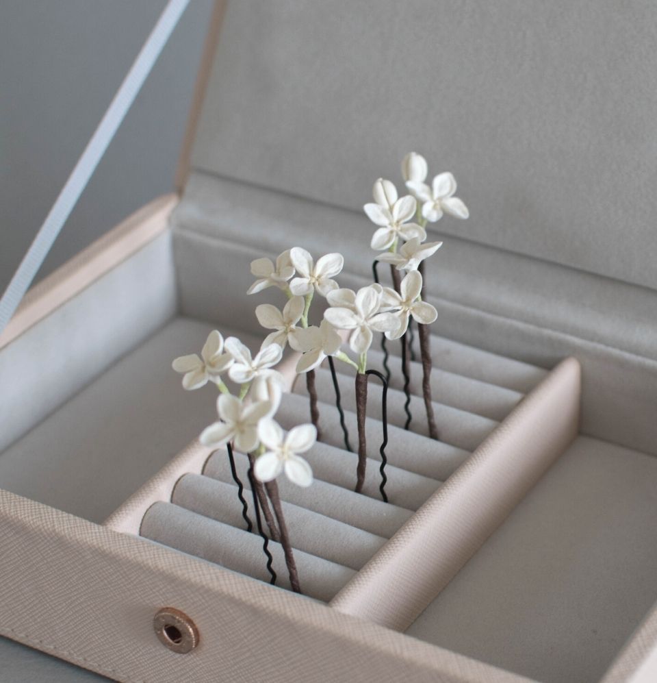 handmade polymer clay flowers