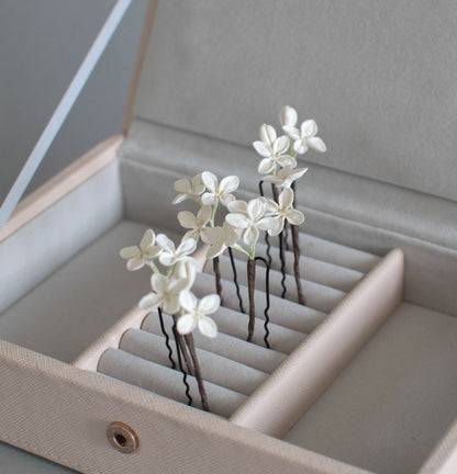 handmade polymer clay flowers
