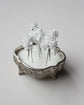 Bespoke white Gypsophila hair pins