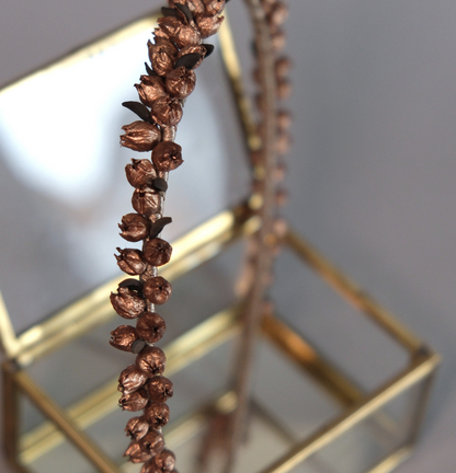 Bronze colour berries headband CUSTOM ORDER only