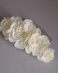 Ivory Flower Hair Comb