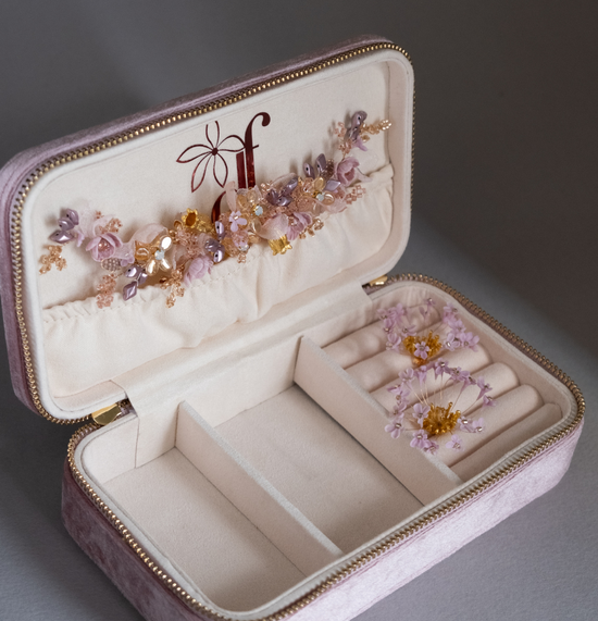 Lavender-gold inflorescences gift set