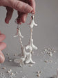 Hyacinth wedding earrings