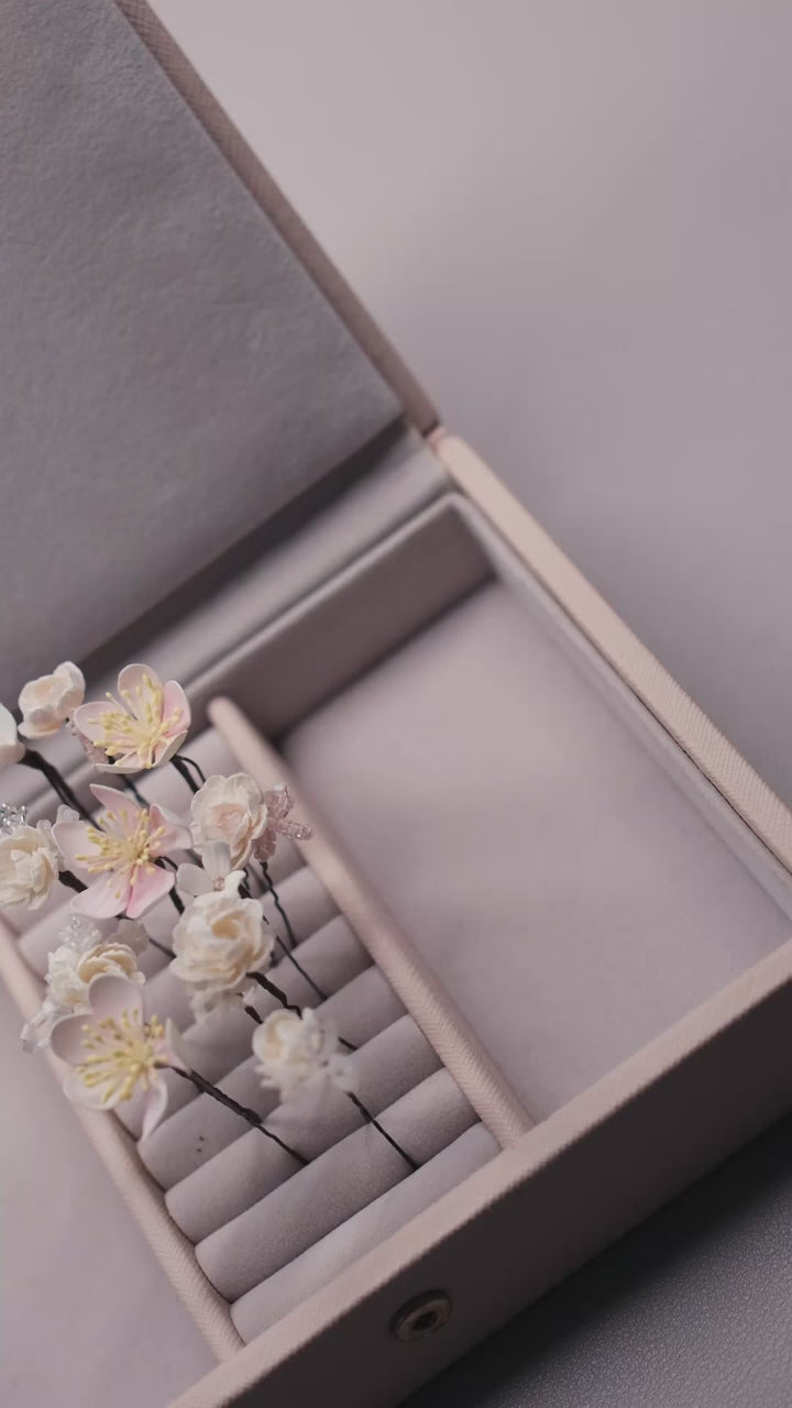 Cherry Blossom Hair Pins for Elegant Hairstyles