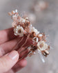 Rose-gold hair pins set