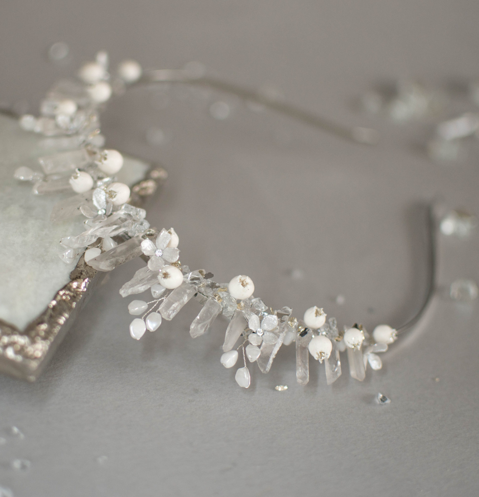 Tiara with crystals "Sparkle Dust"