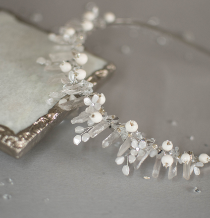 Tiara with crystals "Sparkle Dust"
