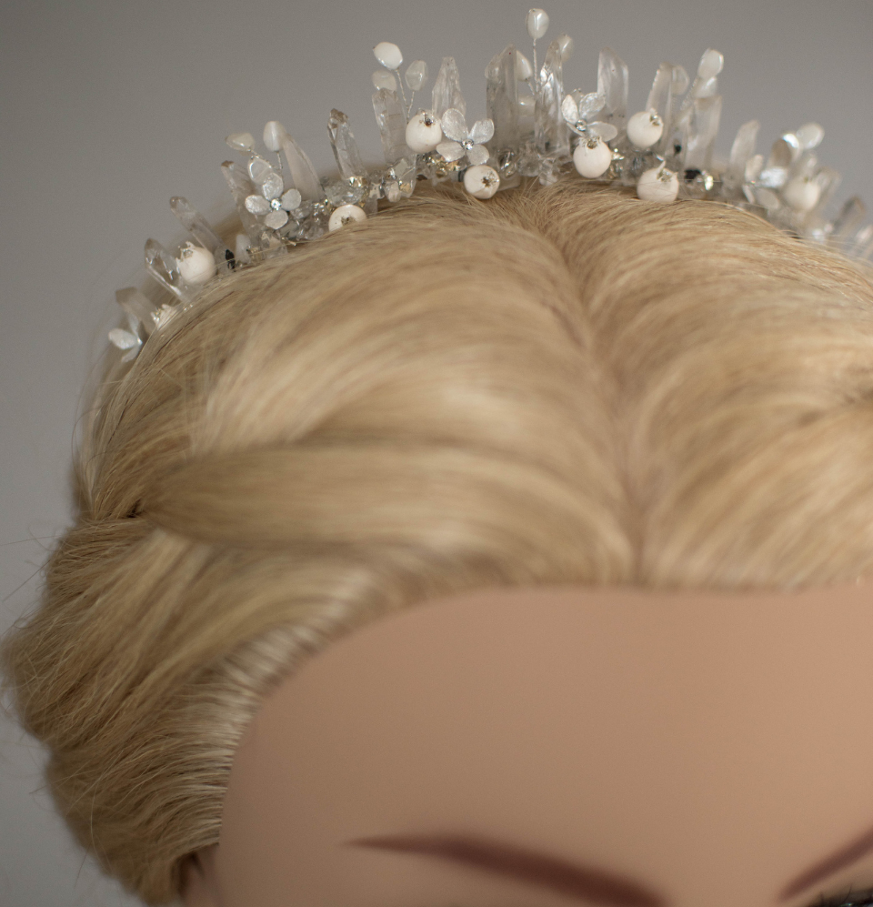 Tiara with crystals "Sparkle Dust"
