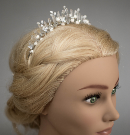 Tiara with crystals "Sparkle Dust"