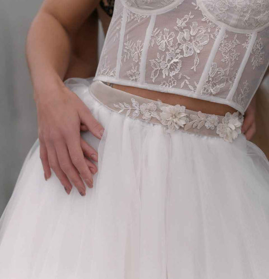 Wedding Dress Belts | Handcrafted Floral & Beaded Sashes - Deco Flowers Wedding Dress Belts | Handcrafted Floral & Beaded Sashes - Deco Flowers