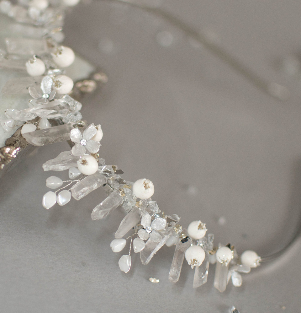 Tiara with crystals "Sparkle Dust"