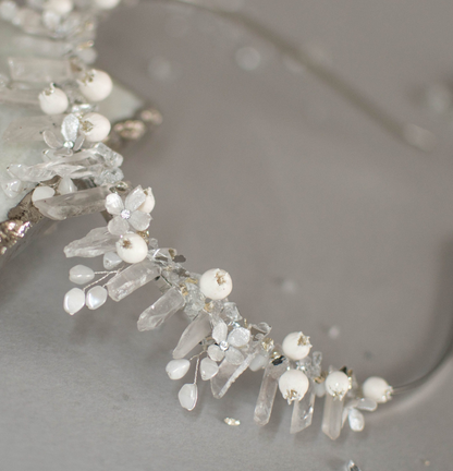 Tiara with crystals "Sparkle Dust"