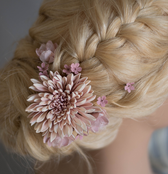 Pink wedding flower super set