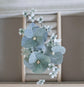 Large Baby blue Hydrangea Wedding bobby pins set