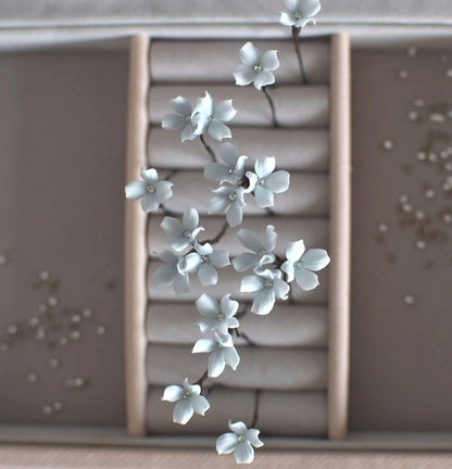 Baby blue Tiny Flowers Bobby Pin