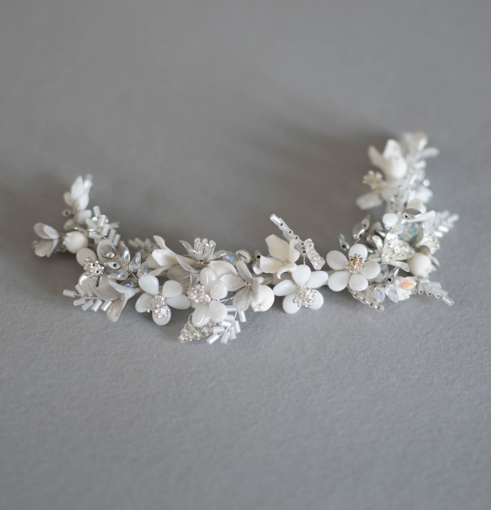 Bridal Back Headpiece GERDA
